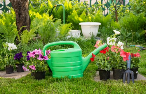 Low-carbon van used by Gardeners Beckenham for eco-friendly travel