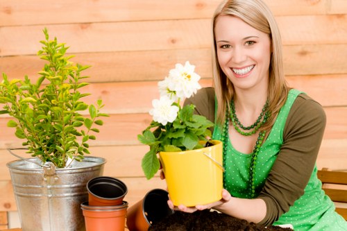 Visual for a garden service complaint being reviewed